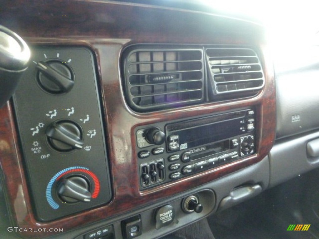 2000 Durango SLT 4x4 - Aquamarine Metallic / Agate Black photo #13