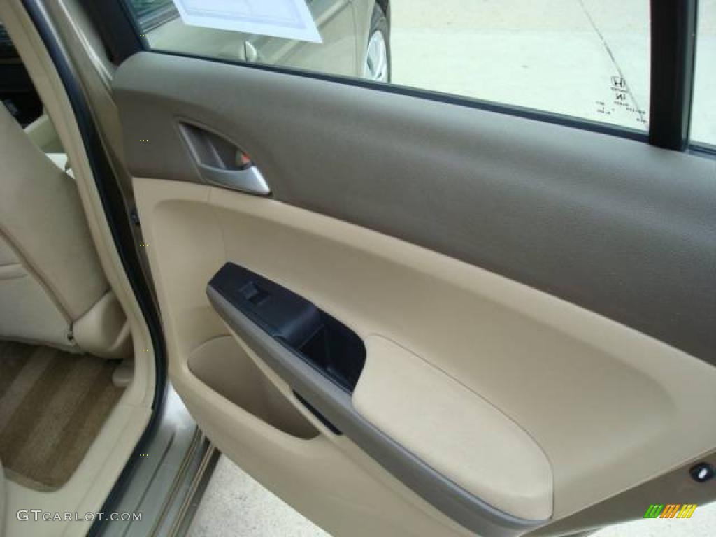 2008 Accord LX Sedan - Bold Beige Metallic / Ivory photo #12