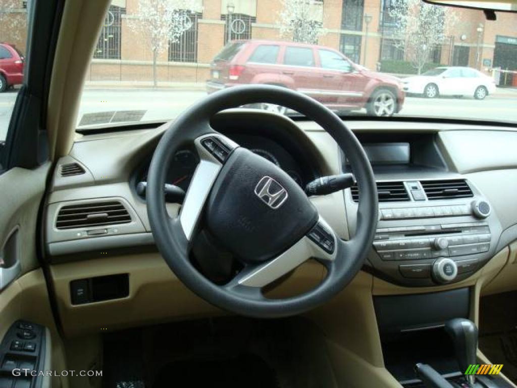2008 Accord LX Sedan - Bold Beige Metallic / Ivory photo #15