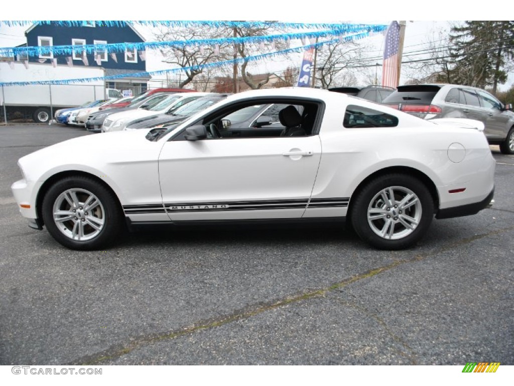 Performance White 2012 Ford Mustang V6 Coupe Exterior Photo #73745915