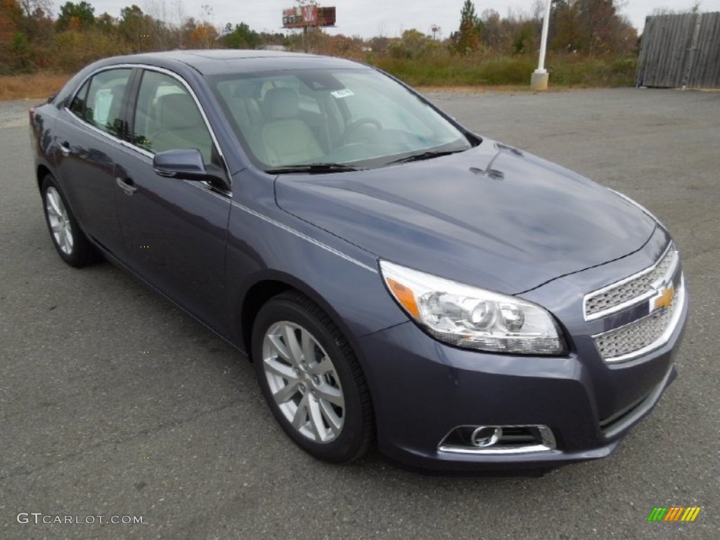 2013 Malibu LTZ - Atlantis Blue Metallic / Cocoa/Light Neutral photo #2