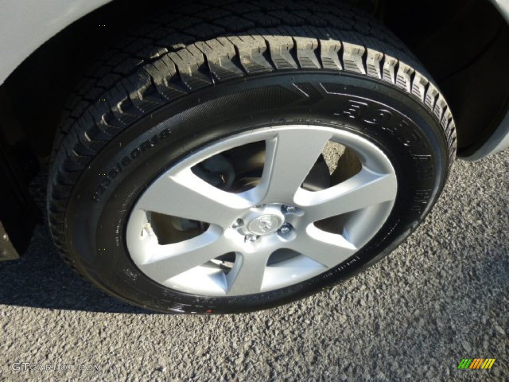 2008 Santa Fe Limited 4WD - Bright Silver / Black photo #9