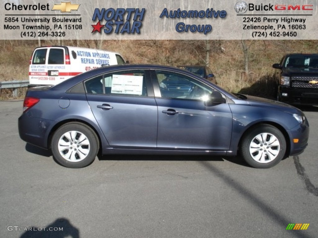 2013 Cruze LS - Atlantis Blue Metallic / Jet Black/Medium Titanium photo #1