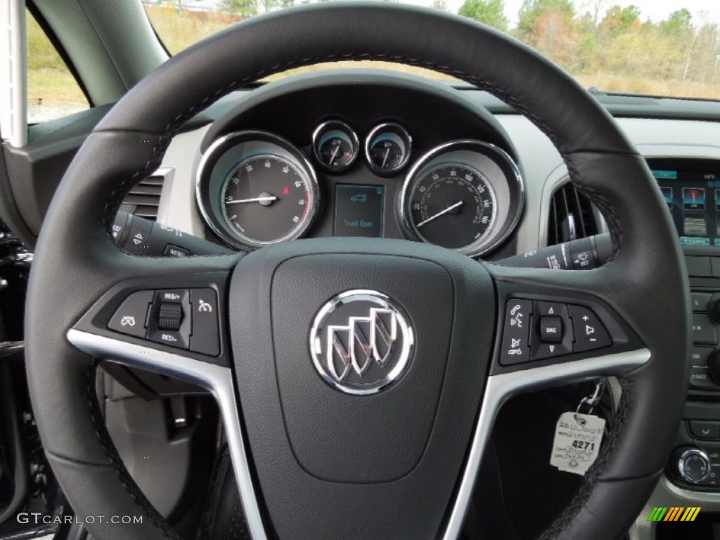 2013 Buick Verano FWD Medium Titanium Steering Wheel Photo #73746818
