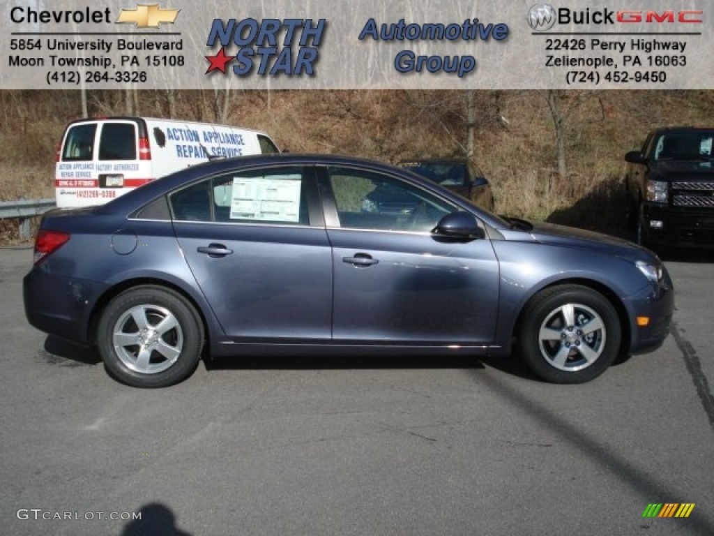 2013 Cruze LT - Atlantis Blue Metallic / Jet Black photo #1
