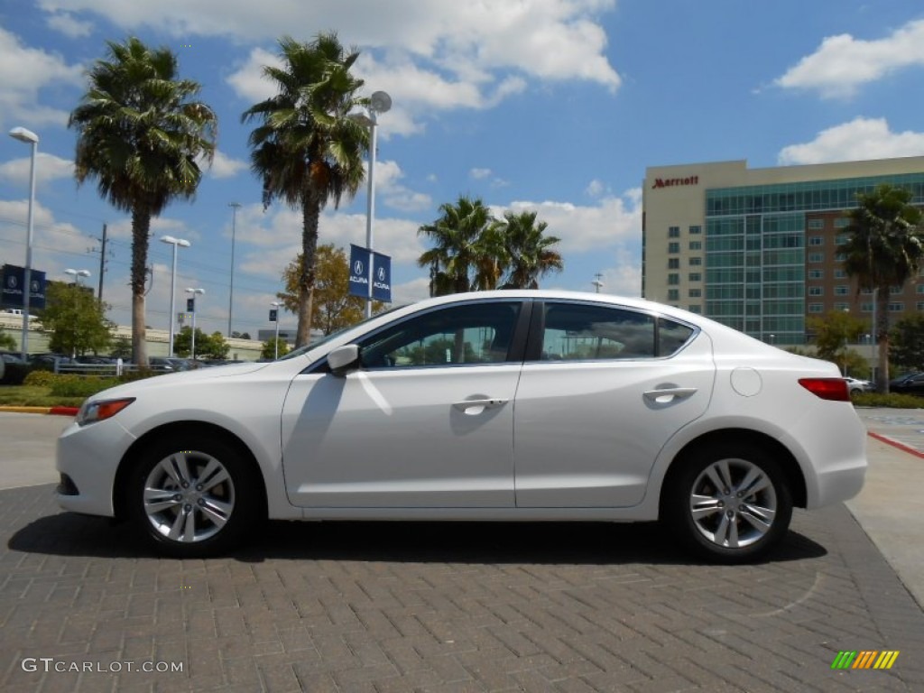 2013 ILX 2.0L - Bellanova White Pearl / Ebony photo #4