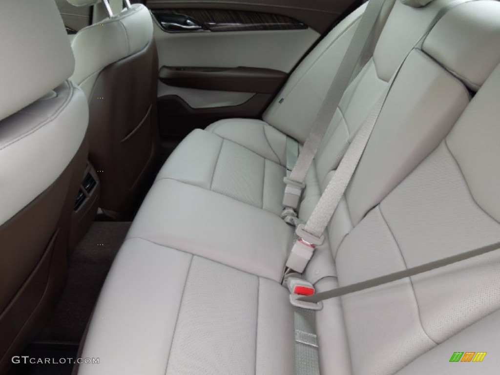 Light Platinum/Brownstone Accents Interior 2013 Cadillac ATS 2.5L Luxury Photo #73747445