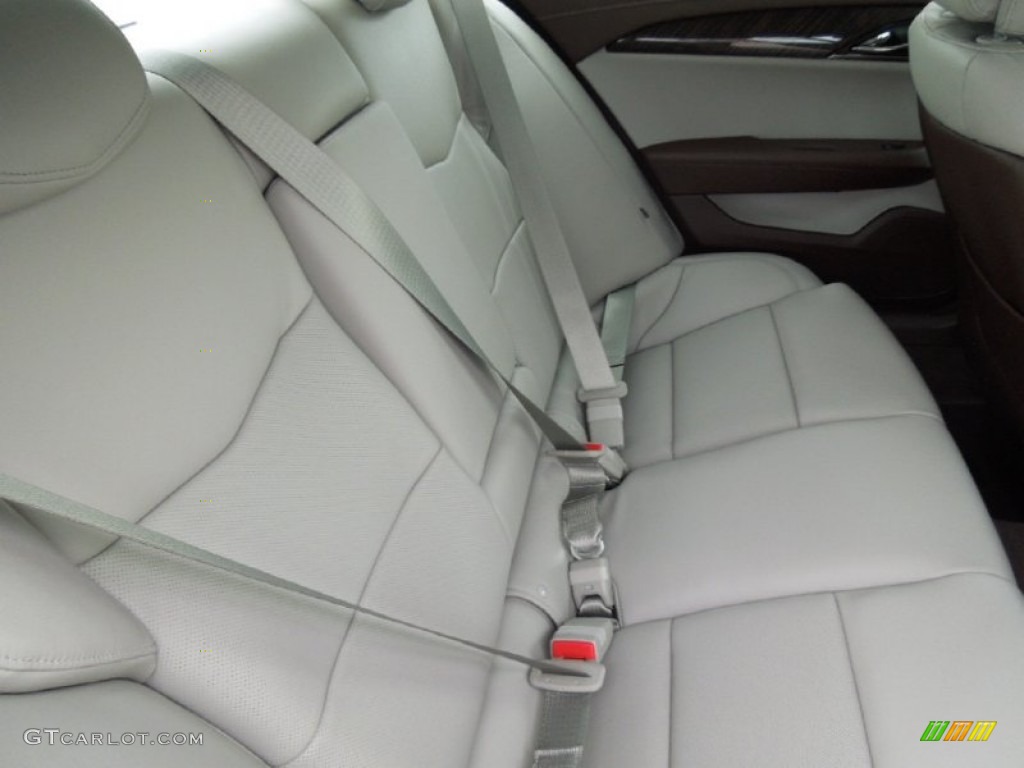 Light Platinum/Brownstone Accents Interior 2013 Cadillac ATS 2.5L Luxury Photo #73747481