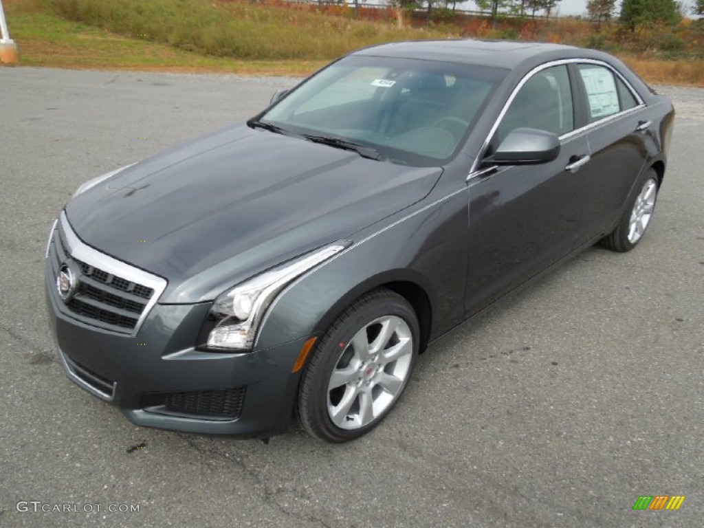 Thunder Gray ChromaFlair 2013 Cadillac ATS 2.0L Turbo Exterior Photo #73747809