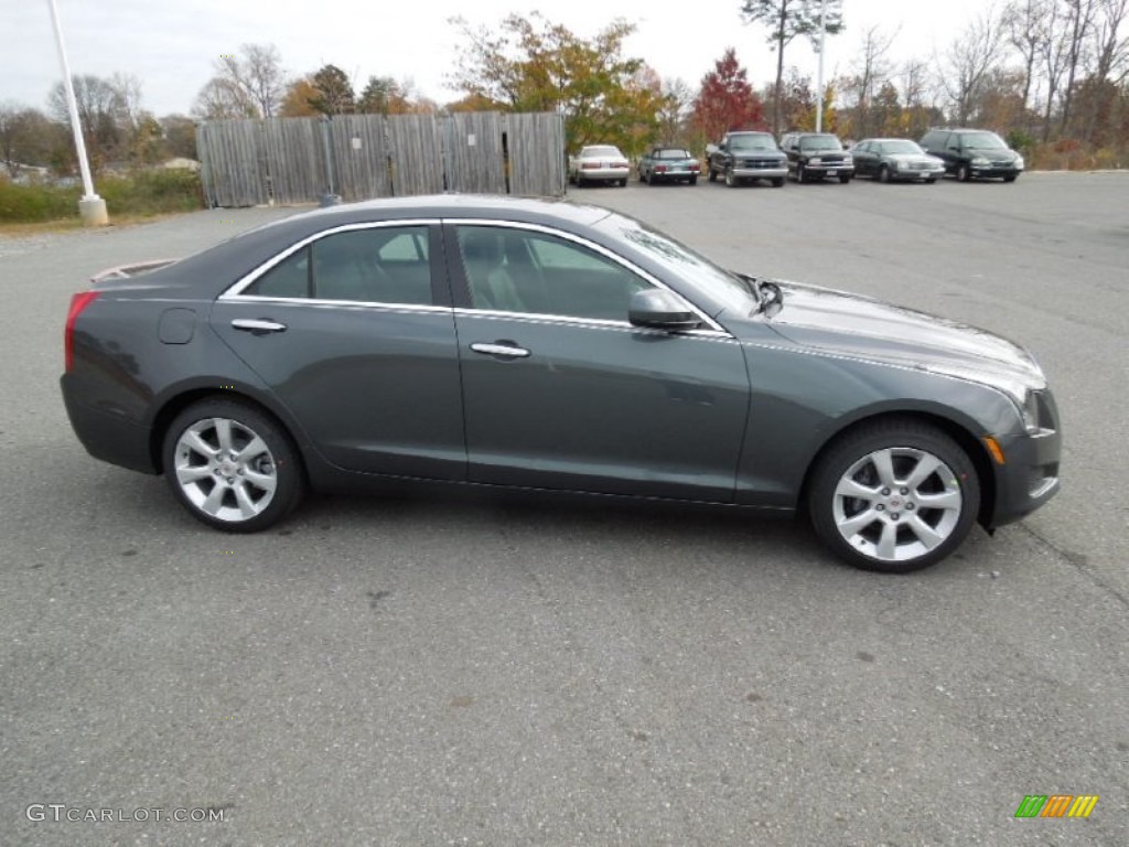 Thunder Gray ChromaFlair 2013 Cadillac ATS 2.0L Turbo Exterior Photo #73747832