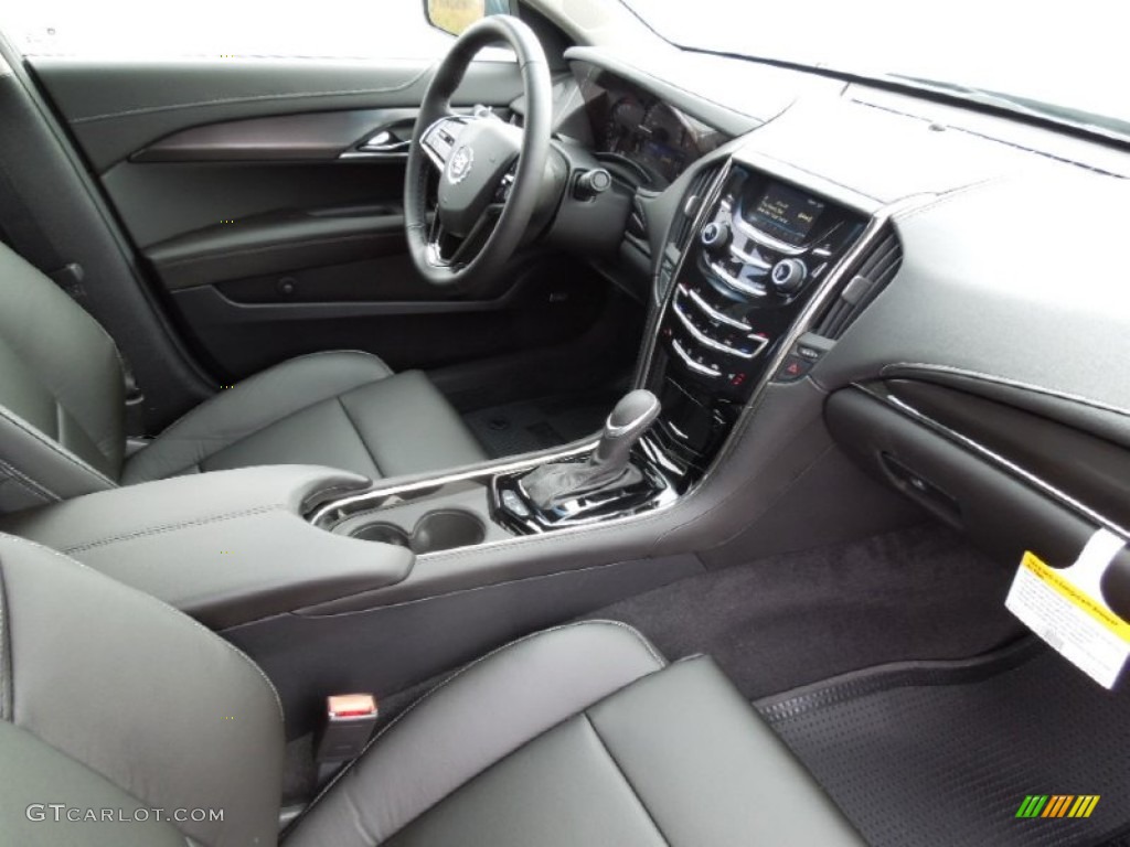 Jet Black/Jet Black Accents Interior 2013 Cadillac ATS 2.0L Turbo Photo #73748027