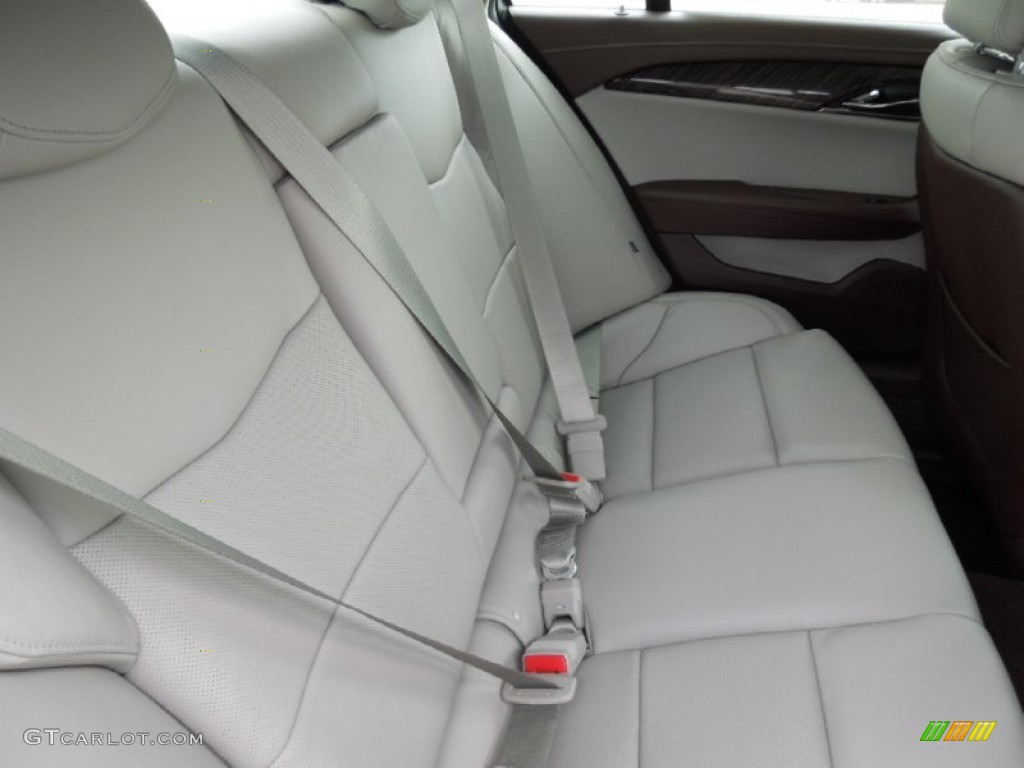 Light Platinum/Brownstone Accents Interior 2013 Cadillac ATS 2.0L Turbo Luxury Photo #73748747