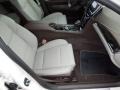 Light Platinum/Brownstone Accents 2013 Cadillac ATS 2.0L Turbo Luxury Interior Color