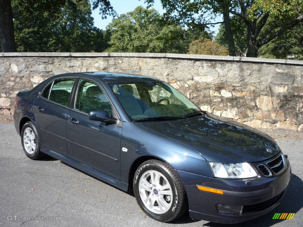 2006 9-3 2.0T Sport Sedan - Nocturne Blue Metallic / Parchment photo #1