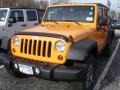 2013 Dozer Yellow Jeep Wrangler Unlimited Rubicon 4x4  photo #1