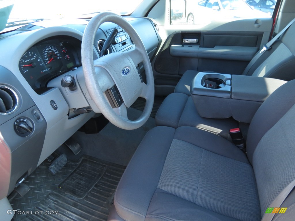 2004 F150 XLT SuperCab - Bright Red / Medium/Dark Flint photo #3