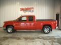 2008 Fire Red GMC Sierra 1500 SLT Extended Cab 4x4  photo #2