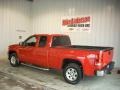 2008 Fire Red GMC Sierra 1500 SLT Extended Cab 4x4  photo #3