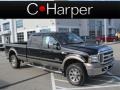 Black 2007 Ford F350 Super Duty King Ranch Crew Cab 4x4