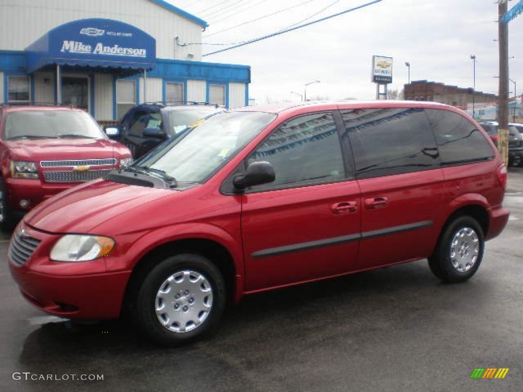 Inferno Red Pearl Chrysler Voyager