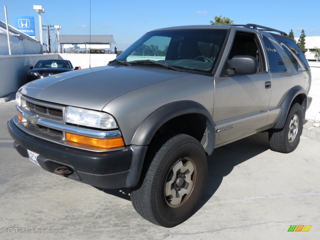 Light Pewter Metallic 2001 Chevrolet Blazer LS 4x4 Exterior Photo #73755013