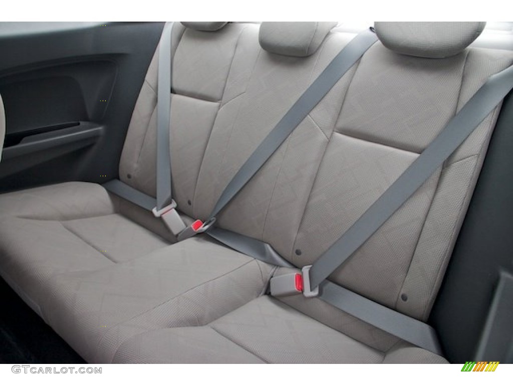 2012 Civic LX Coupe - Polished Metal Metallic / Gray photo #11