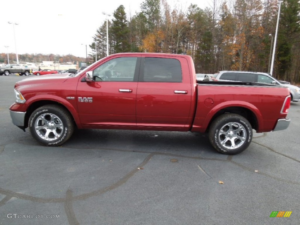 Deep Cherry Red Pearl 2013 Ram 1500 Laramie Crew Cab Exterior Photo #73760231