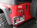 2004 Flame Red Jeep Wrangler Sport 4x4  photo #9