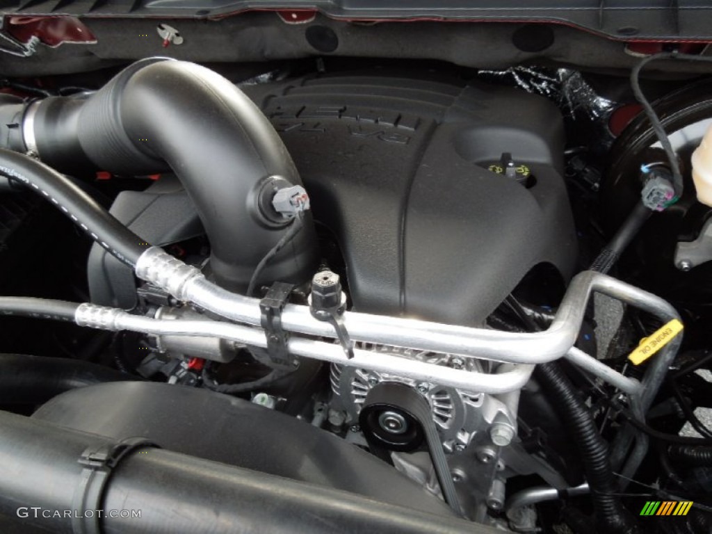 2013 Ram 1500 Laramie Crew Cab 5.7 Liter HEMI OHV 16-Valve VVT MDS V8 Engine Photo #73760831
