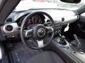 Black 2010 Mazda MX-5 Miata Sport Roadster Interior Color