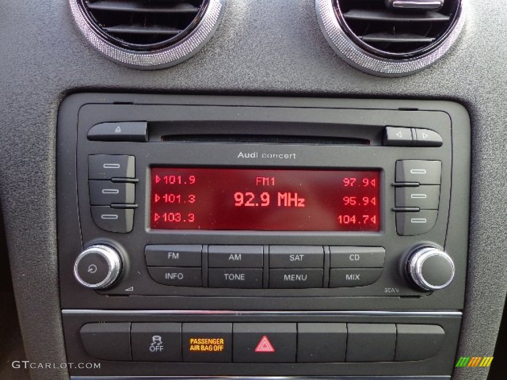 2012 Audi A3 2.0T quattro Audio System Photo #73761752