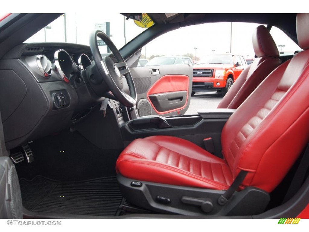 2007 Mustang GT Premium Convertible - Torch Red / Black/Red photo #10