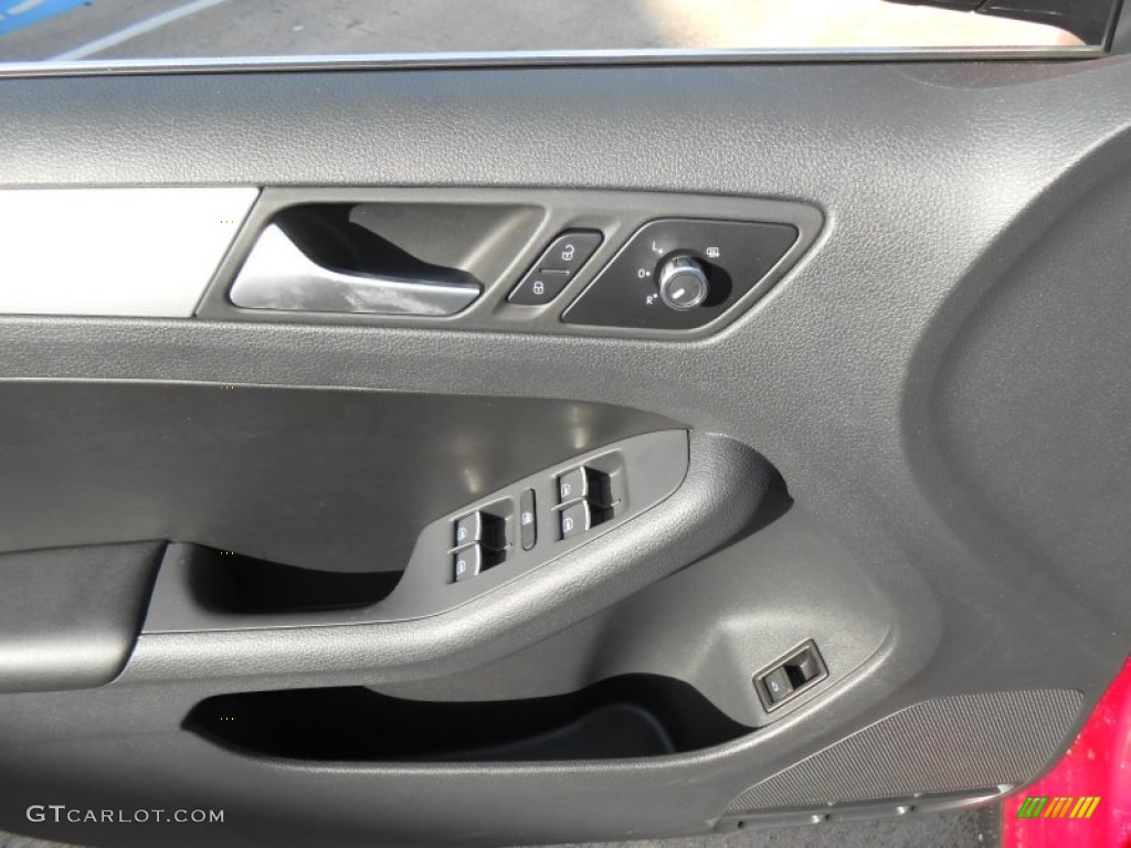 2013 Volkswagen Jetta GLI Autobahn Titan Black Door Panel Photo #73763288