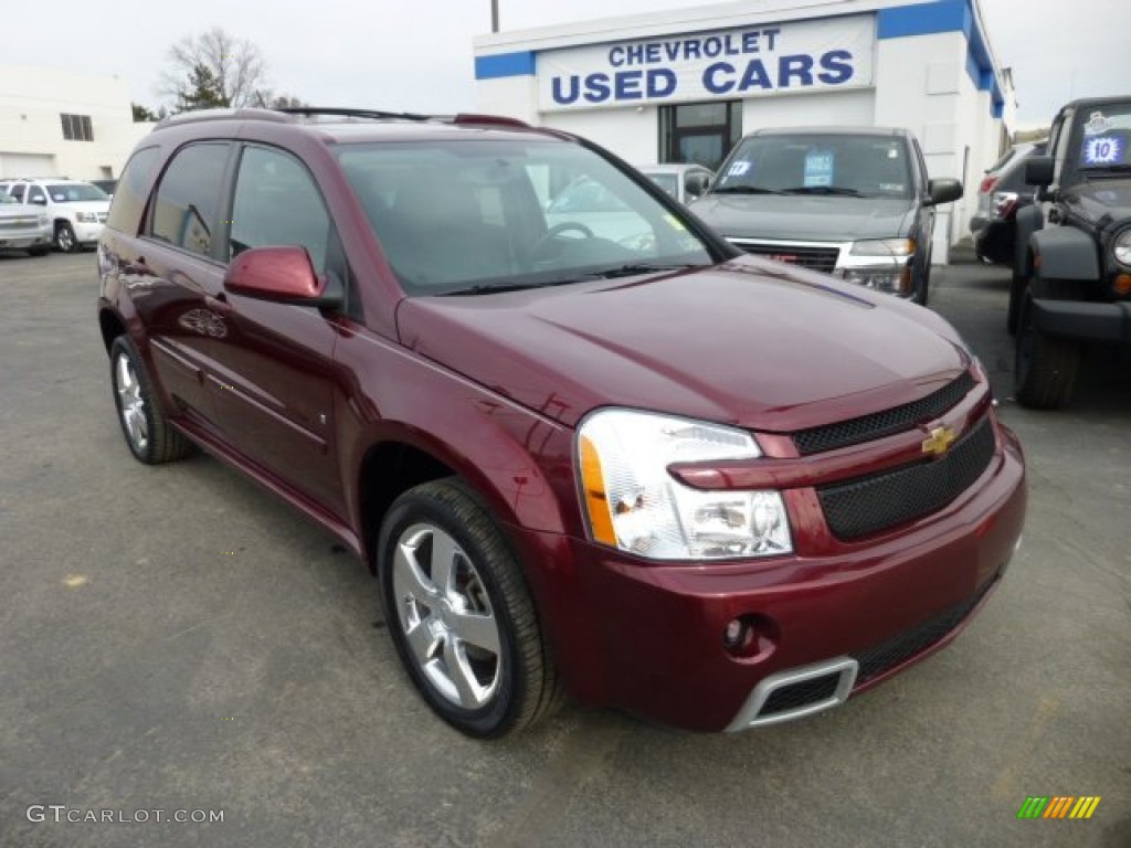Deep Ruby Red Metallic 2009 Chevrolet Equinox Sport AWD Exterior Photo #73764101