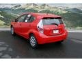 2012 Absolutely Red Toyota Prius c Hybrid Two  photo #2