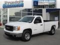 2009 Summit White GMC Sierra 1500 Work Truck Regular Cab 4x4  photo #1