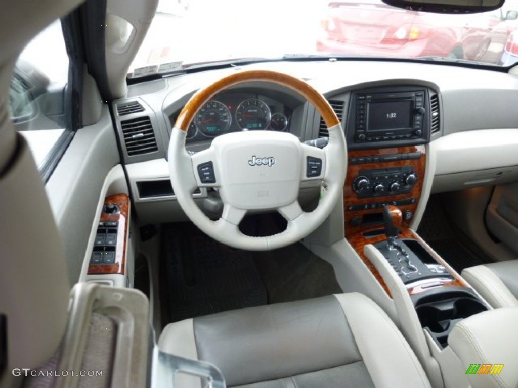 2006 Grand Cherokee Overland 4x4 - Inferno Red Crystal Pearl / Dark Khaki/Light Graystone photo #15