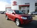 2010 Salsa Red Pearl Toyota Highlander SE 4WD  photo #1