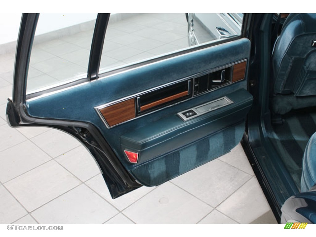 1985 Oldsmobile Ninety-Eight Brougham Sedan Blue Door Panel Photo #73766873