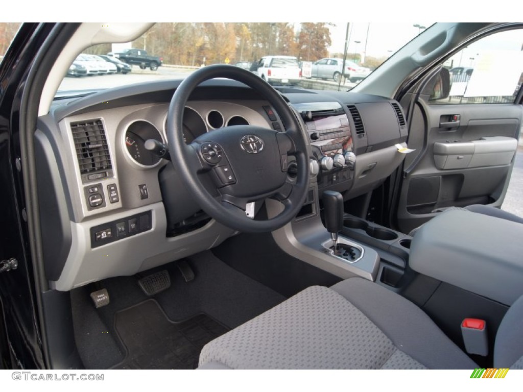 Graphite Interior 2013 Toyota Tundra SR5 Double Cab 4x4 Photo #73766990