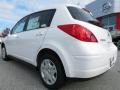 2012 Fresh Powder White Nissan Versa 1.8 S Hatchback  photo #3