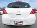 2012 Fresh Powder White Nissan Versa 1.8 S Hatchback  photo #4