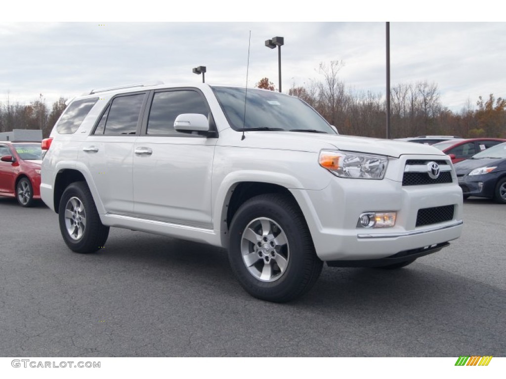 2013 4Runner SR5 - Blizzard White Pearl / Sand Beige Leather photo #7