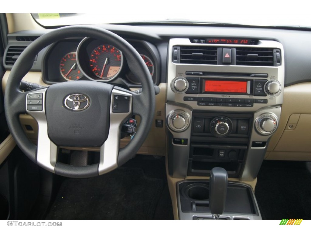 2013 4Runner SR5 - Blizzard White Pearl / Sand Beige Leather photo #25