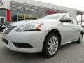 2013 Brilliant Silver Metallic Nissan Sentra SV  photo #1