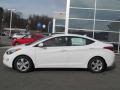 2013 Shimmering White Hyundai Elantra GLS  photo #2