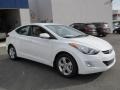 2013 Shimmering White Hyundai Elantra GLS  photo #3