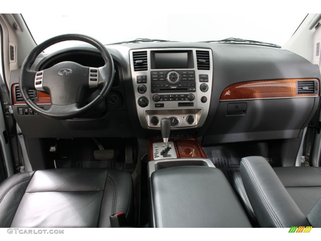 2010 Infiniti QX 56 4WD Graphite Dashboard Photo #73769373
