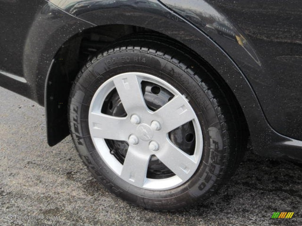 2010 Aveo LT Sedan - Black Granite / Charcoal photo #3