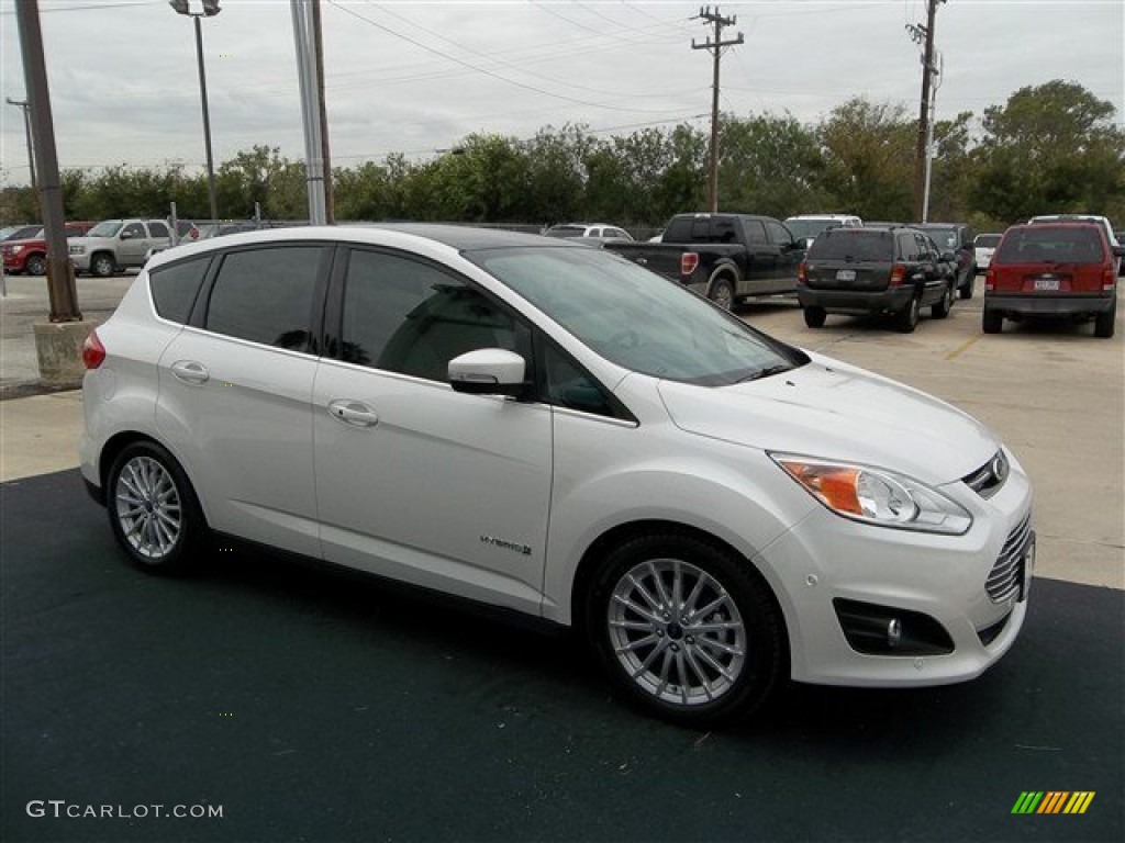 White Platinum 2013 Ford C-Max Hybrid SE Exterior Photo #73770352